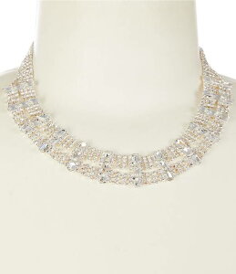 �Z�U���k ���f�B�[�X �A�N�Z�T���[ �l�b�N���X�E�`���[�J�[ ���[�X Cezanne Kristian Statement Necklace Crystal