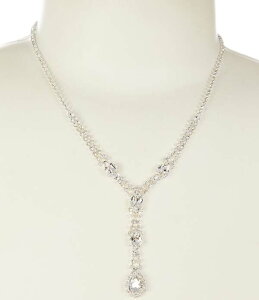 �Z�U���k ���f�B�[�X �A�N�Z�T���[ �l�b�N���X�E�`���[�J�[ ���[�X Cezanne Stella Y Necklace Silver/Crystal �V���o�[