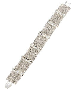 �Z�U���k ���f�B�[�X �A�N�Z�T���[ �u���X���b�g�E�o���O���E�A���N���b�g Cezanne Kristian Statement Line Bracelet Crystal
