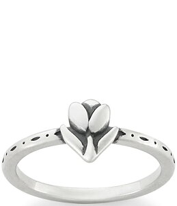 �W�F�[���Y �G�C�����[ ���f�B�[�X �A�N�Z�T���[ �w�� �~�j James Avery Mini Tulip Ring Sterling Silver �V���o�[