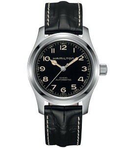 �n�~���g�� ���f�B�[�X �A�N�Z�T���[ �r���v Hamilton Men's Khaki Field Murph Automatic Interchangeable Strap Watch Set Black �u���b�N