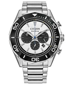 �V�`�Y�� ���f�B�[�X �A�N�Z�T���[ �r���v T�V���c Citizen Men's Endeavor Chronograph Stainlessteel Bracelet Watch Silver �V���o�[