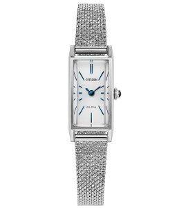 �V�`�Y�� ���f�B�[�X �A�N�Z�T���[ �r���v ���b�V�� T�V���c Citizen Women's Classic Fio Two Hand Stainlessteel Mesh Bracelet Watch Silver �V���o�[