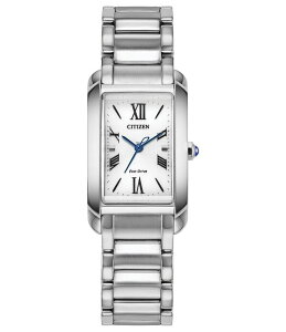 �V�`�Y�� ���f�B�[�X �A�N�Z�T���[ �r���v T�V���c Citizen Women's Classic Bianca Three Hand Stainlessteel Bracelet Watch Silver �V���o�[