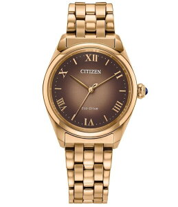 �V�`�Y�� ���f�B�[�X �A�N�Z�T���[ �r���v T�V���c Women's Classicitizen L Three Hand Stainlessteel Bracelet Watch Rose Gold �S�[���h