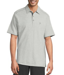 �g�b�~�[�o�n�} �����Y �g�b�v�X �V���c Tommy Bahama Teeny Martini 5 O'Clock Short Sleeve Polo Shirt Concrete Gray Heather �O���[
