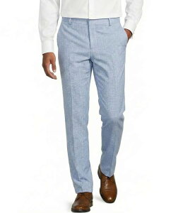 �����m �����Y �{�g���X �J�W���A���p���c �X�����t�B�b�g �_�[�r�[ Murano Corsa Di Cavalli Derby Collection Alex Slim Fitextured Suit Separates Dress Pants Light Blue �u���[
