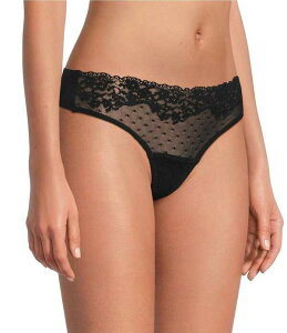 �R�}���h�[ ���f�B�[�X �A���_�[�E�F�A �p���c ���[�X Commandouble Take Lace Thong 2-Pack Black/Nude �u���b�N