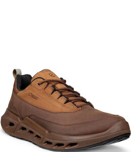 �G�R�[ �����Y �V���[�Y �X�j�[�J�[ ���U�[ ECCO Men's BIOM 720 Low GTXS Leather Sneakers Cocoa Brown/Camel/Camel �u���E��