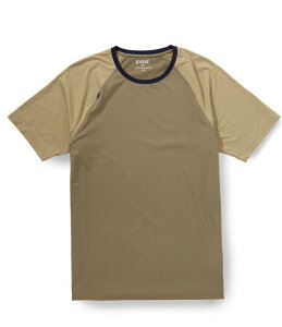 ���[�k �����Y �g�b�v�X �V���c RHONE Reign Color Block Short Sleeve T-Shirt Smokey Olive/Color Block �I���[�u