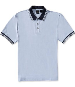 �q���[�S�{�X �����Y �g�b�v�X �V���c Hugo Boss Parlay 232 Short Sleeve Polo Shirt Light/Pastel Purple �p�[�v��