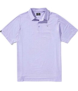 �L�����E�F�C �����Y �g�b�v�X �V���c �g�[�� Callaway Big & Tall Heather Jacquard Essential Gold Short Sleeve Polo Shirt Sand Verbena Heather �w�U�[