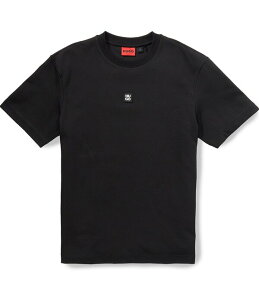 �q���[�S�{�X �����Y �g�b�v�X �V���c �����b�N�X�t�B�b�g Hugo Boss Dilanso Relaxed Fit Short Sleeve T-Shirt Black �u���b�N