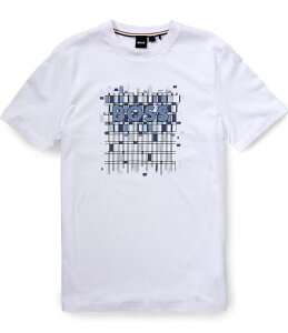 �q���[�S�{�X �����Y �g�b�v�X �V���c �g�[�� Hugo Boss Big & Tall C-Thompson 250 Short Sleeve T-Shirt White �z���C�g