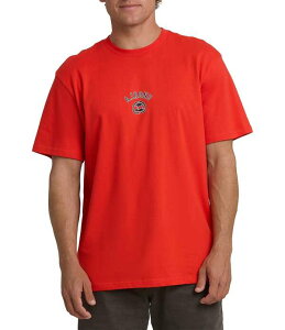 �r���{�� �����Y �g�b�v�X �V���c Billabong Short Sleeve A.I. Bio Wave Premium T-Shirt Red ���b�h