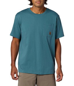 �}�[���b�g �����Y �g�b�v�X �V���c �N���[�l�b�N ���u �O���t�B�b�N Marmot Marty Pocket Graphic Stretch Ribbed Crew Neck Short Sleeve T-Shirt Seafloor