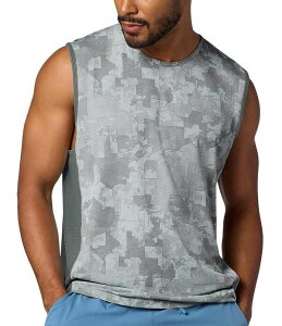 �}�[���b�g �����Y �g�b�v�X �V���c Marmot Uptrail Stretch Camo Muscle Tank Boulder Crack Map Camo
