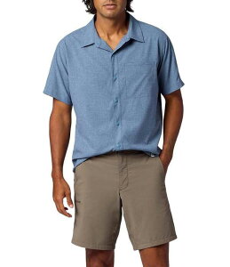 �}�[���b�g �����Y �g�b�v�X �V���c Marmot Spring Creek Short Sleeve Woven Button-Up Shirt Summer Storm Heather �w�U�[