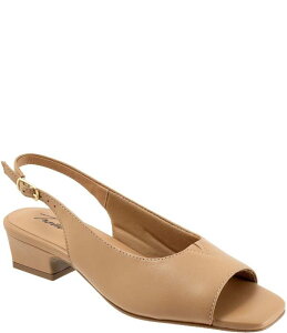 �g���b�^�[�Y ���f�B�[�X �V���[�Y �T���_�� ���U�[ Trotters Dawn Leather Slingback Sandals Beige �x�[�W��