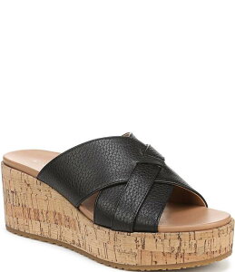 �o�C�I�j�b�N ���f�B�[�X �V���[�Y �T���_�� ���U�[ Vionic Dawn Leather Wedge Sandals Black �u���b�N