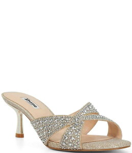 �f���[�������h�� ���f�B�[�X �V���[�Y �T���_�� Dune London Monette Rhinestone Dresslide Sandals Gold �S�[���h