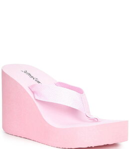 �W�F�t���[ �L�����x�� ���f�B�[�X �V���[�Y �T���_�� �v���b�g�t�H�[�� Jeffrey Campbell Astria Fabric Ultra High Platform Thong Sandals Pink �s���N