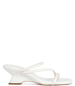 �A�U���A ���� ���f�B�[�X �V���[�Y �T���_�� Azalea Wangenna Square Toe Sculpted Wedge Slide Sandals Bone