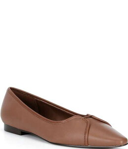 ���C�X ���f�B�[�X �V���[�Y �p���v�X ���U�[ Reiss Evelyn Leather Pointed Toe Flats Tan �^��