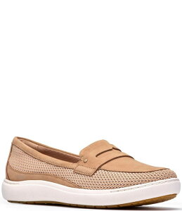 �N���[�N�X ���f�B�[�X �V���[�Y �p���v�X�G�[�h ���[�t�@�[ Clarks Artisanalle Glide Wovenubuck Suede Penny Loafers Beige �x�[�W��