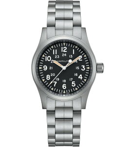 �n�~���g�� ���f�B�[�X �A�N�Z�T���[ �r���v Hamilton Khaki Field Mechanical Bracelet Watch Silver �V���o�[