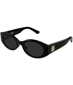 �o�����V�A�K ���f�B�[�X �A�N�Z�T���[ �T���O���X�E�A�C�E�F�A Balenciaga Women's Nano 53mm Oval Sunglasseshiny Solid Black �u���b�N
