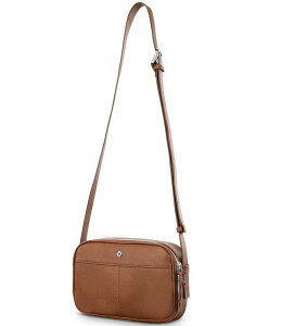 �T���\�i�C�g ���f�B�[�X �o�b�O ���U�[ Samsonite Mobile Solution 2 Leather Crossbody Bag Cognac
