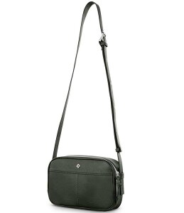 �T���\�i�C�g ���f�B�[�X �o�b�O ���U�[ Samsonite Mobile Solution 2 Leather Crossbody Bag Olive �I���[�u