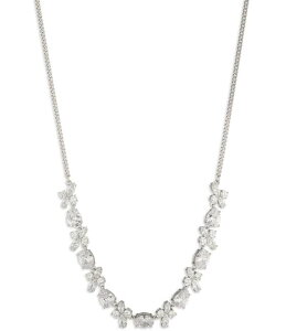 �W�o���V�[ ���f�B�[�X �A�N�Z�T���[ �l�b�N���X�E�`���[�J�[ ���[�X Givenchy Silver Tone Frontal Collar Necklace Silver �V���o�[