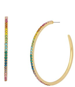�J�[�g�W�F�C�K�[�����h�� ���f�B�[�X �A�N�Z�T���[ �s�A�X�E�C�������O Kurt Geiger London Pav Rainbow Large Hoop Earrings Multi �}���`�J���[