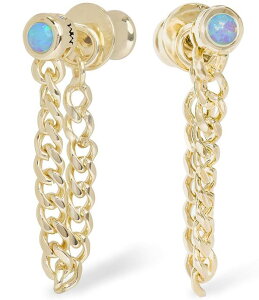 �������_�}���A ���f�B�[�X �A�N�Z�T���[ �s�A�X�E�C�������O Melinda Maria Baby Julian Front Back Soft Hoop Earrings Gold �S�[���h