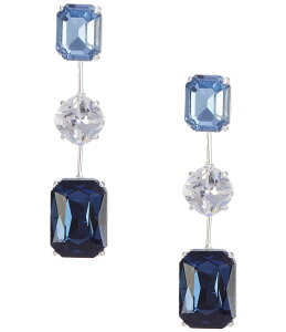 �Z�U���k ���f�B�[�X �A�N�Z�T���[ �s�A�X�E�C�������O Cezanne Blue Multi Shape Stone Short Linearringsilver/Blue �u���[