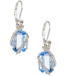 �Z�U���k ���f�B�[�X �A�N�Z�T���[ �s�A�X�E�C�������O �f�j�� Cezanne Crystal Pave Light Denim Rectangle Stone Drop Earringsilver/Light Denim �f�j��