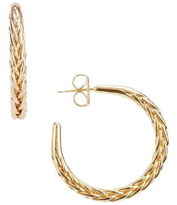 �f�B���[�Y ���f�B�[�X �A�N�Z�T���[ �s�A�X�E�C�������O Dillard's Braided Metal Hoop Earrings Gold �S�[���h