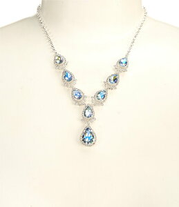 �Z�U���k ���f�B�[�X �A�N�Z�T���[ �l�b�N���X�E�`���[�J�[ ���[�X Cezanne Aruba Blue Statement Necklace Multi �}���`�J���[