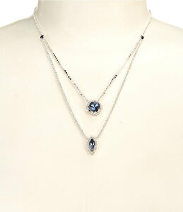 �Z�U���k ���f�B�[�X �A�N�Z�T���[ �l�b�N���X�E�`���[�J�[ ���[�X Cezanne Blue Duo Dropstatement Necklace Multi �}���`�J���[