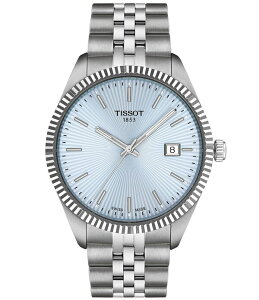 �e�B�\�b�g ���f�B�[�X �A�N�Z�T���[ �r���v T�V���c Tissot Men's Ballade Classicontemporary Collection Quartz Analog 316L Stainlessteel Bracelet Watch Silver/Ice Blue �u���[