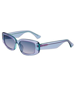 �J�[�g�W�F�C�K�[�����h�� ���f�B�[�X �A�N�Z�T���[ �T���O���X�E�A�C�E�F�A Kurt Geiger London Women's KGL1038 54mm Rectangle Sunglasses Violet/Blue �u���[