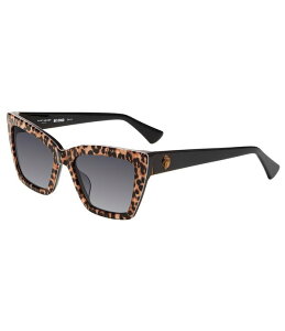 �J�[�g�W�F�C�K�[�����h�� ���f�B�[�X �A�N�Z�T���[ �T���O���X�E�A�C�E�F�A Kurt Geiger London Women's KGL1039 53mm Rectangle Sunglasses Animalier Black/Grey �u���b�N