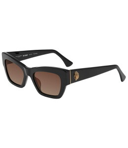 �J�[�g�W�F�C�K�[�����h�� ���f�B�[�X �A�N�Z�T���[ �T���O���X�E�A�C�E�F�A Kurt Geiger London Women's KGL1040 53mm Rectangle Polarized Sunglasses Black/Brown �u���b�N