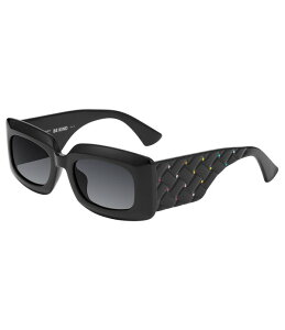 �J�[�g�W�F�C�K�[�����h�� ���f�B�[�X �A�N�Z�T���[ �T���O���X�E�A�C�E�F�A Kurt Geiger London Women's KGL1043 53mm Rectangle Sunglasses Black/Grey/Rainbow �u���b�N