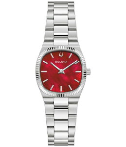 �u���o ���f�B�[�X �A�N�Z�T���[ �r���v T�V���c Bulova Women'super Seville Two Hand Stainlessteel Bracelet Watch Silver �V���o�[