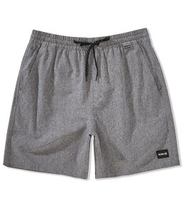 �n�[���[ �����Y �{�g���X �n�[�t�p���c�E�V���[�c �V���[�g�p���c Hurley Phantom Flow 18 Outseam Volley Shorts Black Heather �u���b�N