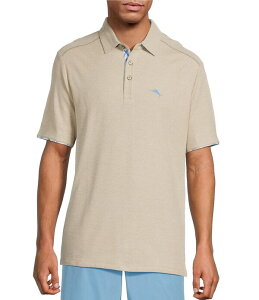 �g�b�~�[�o�n�} �����Y �g�b�v�X �V���c Tommy Bahama Palm Dancer 5 O' Clock Short Sleeve Polo Shirt Chinchilla Heather �w�U�[