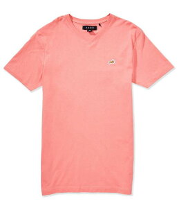 �A�N�[ �����Y �g�b�v�X �V���c V�l�b�N �j�b�g AKOO V-Neck Short Sleeve Knit Out Fox T-Shirt Strawberry